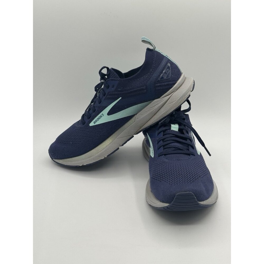 Brooks Ricochet 3 Womens Size 11 Blue Gray Walking Running Shoes Sneakers - Picture 10 of 16